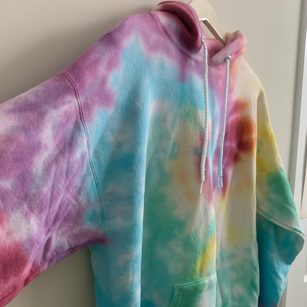 Custom Tie Dye Hoodie - Picture 3 of 4